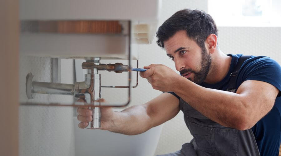 Sink faucet installation in Bennington, IN